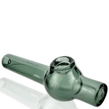 AFM 6" Lily Glass Screen Hand Pipe in Colored Borosilicate, Angled Side View