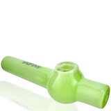 AFM 6" Lily Glass Screen Hand Pipe in Lime Green with Borosilicate Build