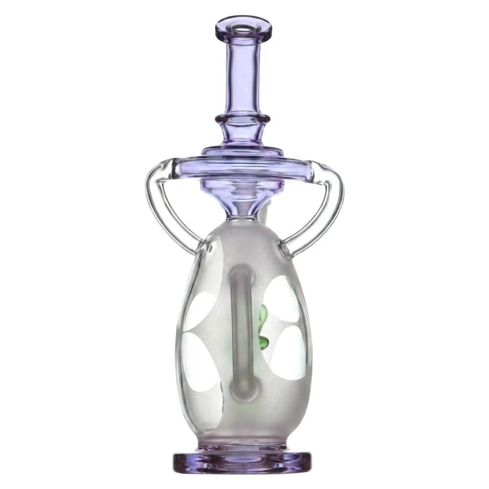 Glassic 7.8'' Heady Dino Recycler Egg Dab Rig
