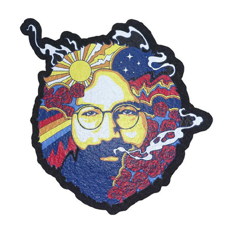 East Coasters 10" Celestial Jerry Dab Mat with Artistic Design, Top View
