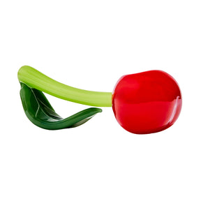 Edie Parker Hand Pipe, borosilicate glass hand pipe with left carb