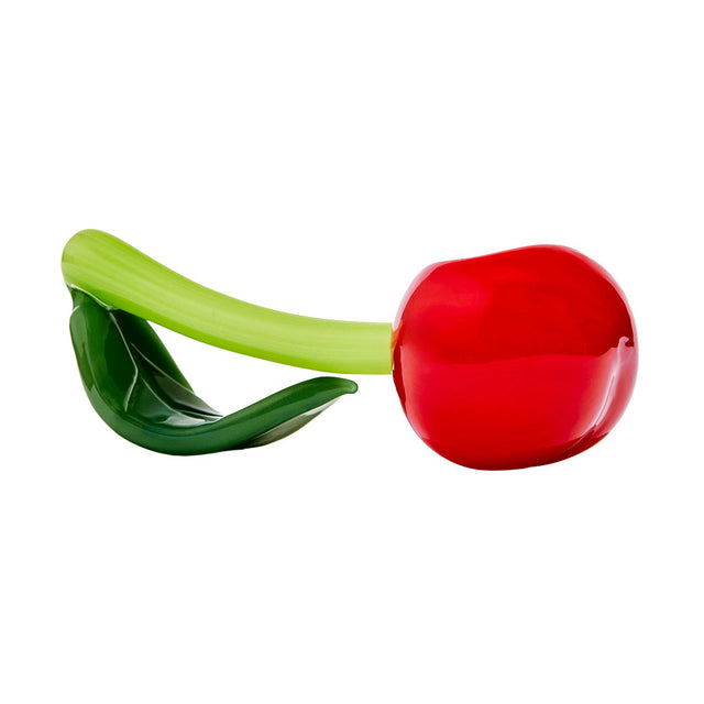 Edie Parker Hand Pipe, borosilicate glass hand pipe with left carb