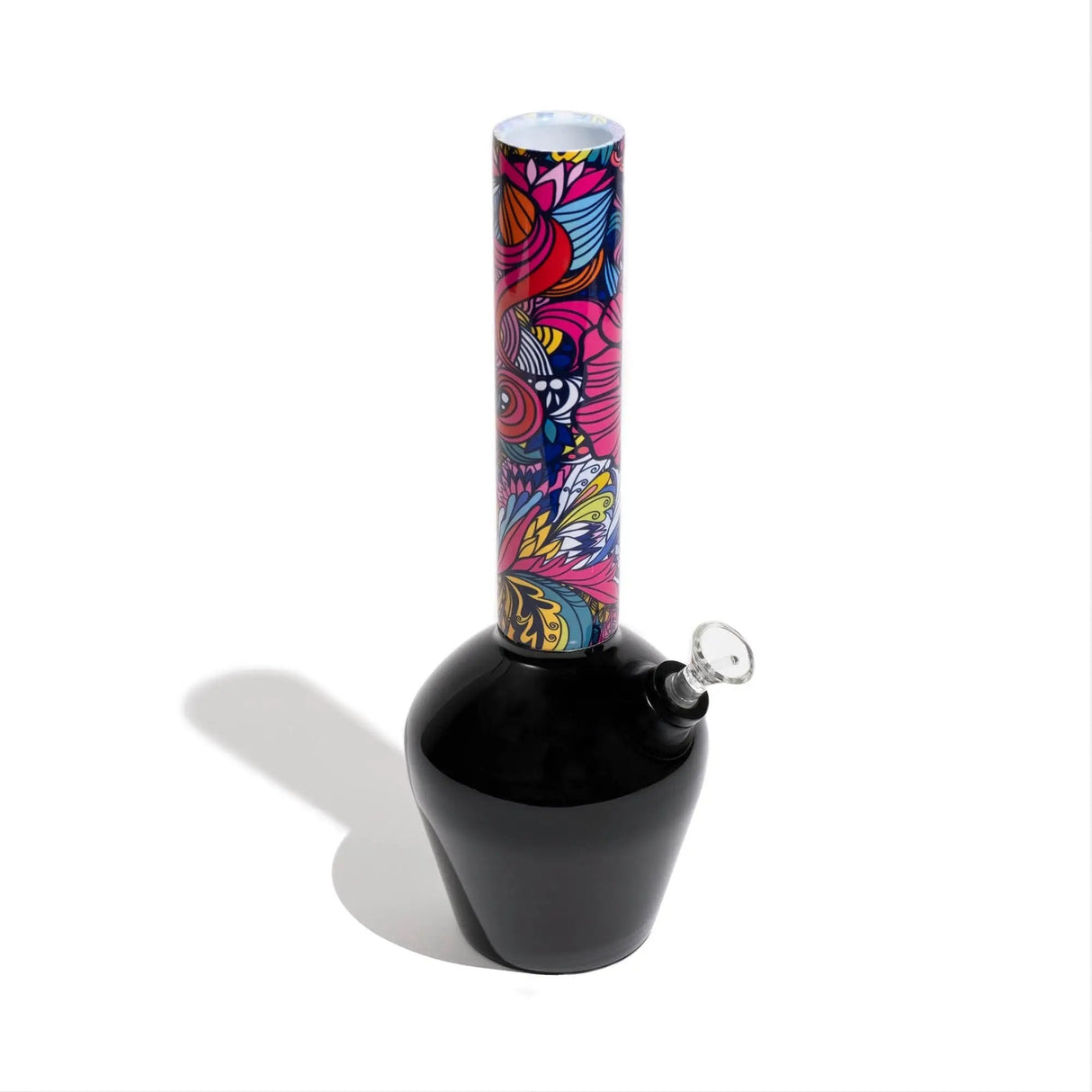 Chill Bong with Floral Coloring Book Neckpiece, Multicolor Artwork Edition by Chill Steel Pipes