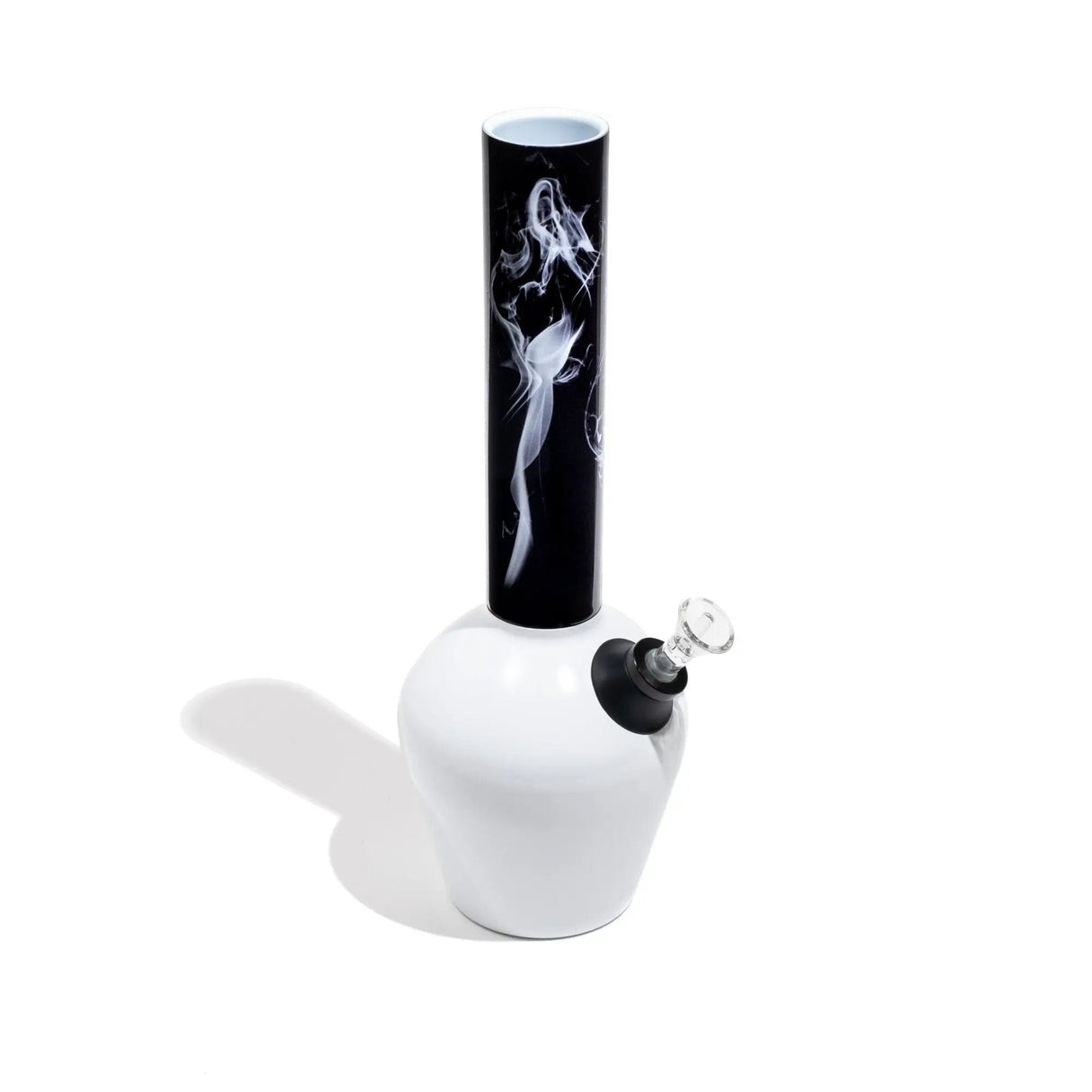 Chill Bong Black Smoke Neckpiece with Artwork - White Steel Evolution Series