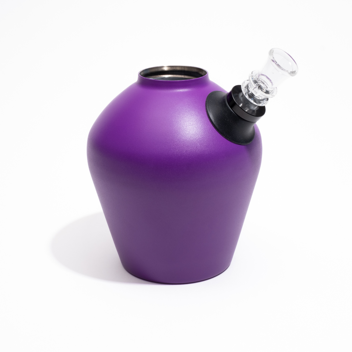 Chill Limited Edition Purple Ombre Bong with Matte Finish - Front View on White Background