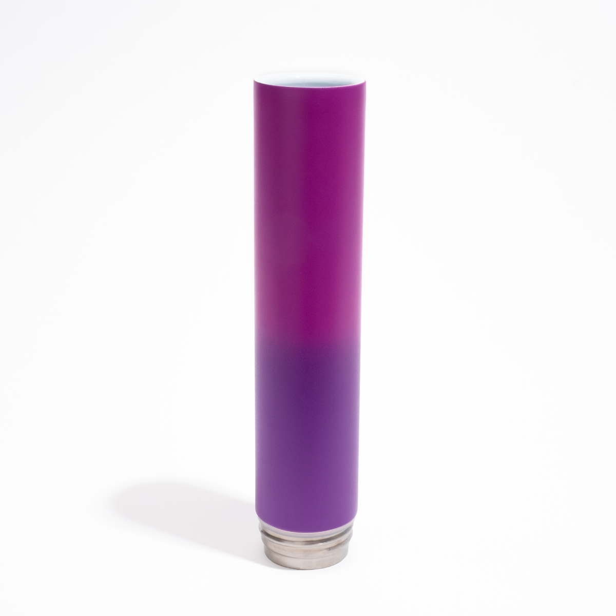 Chill Limited Edition Purple Ombre Bong by Chill Steel Pipes, Matte Finish, Front View