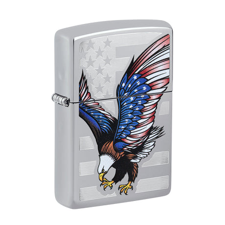 Zippo Chrome lighter flip top design
