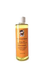 Elite Creed Natural Citrus Coconut Scented Body Oil, Lightweight & Nourishing, Front View