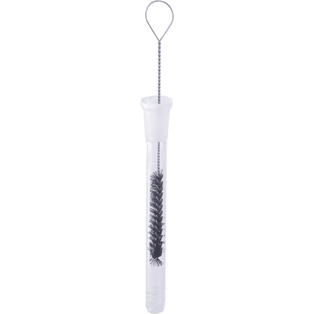 Snowtree cleaning brush for downstems and more with sturdy bristles, front view on white background