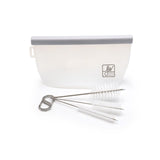 Jane West Cleaning Kit with Silicone Bag and Brushes