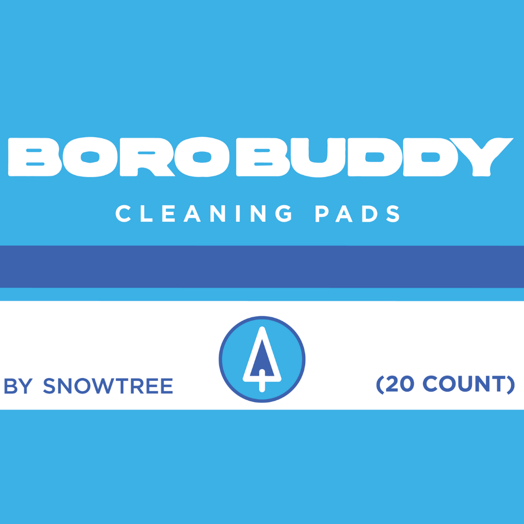 Snowtree BoroBuddy Cleaning Pads 20 Count Package, Cotton Material for Home Goods