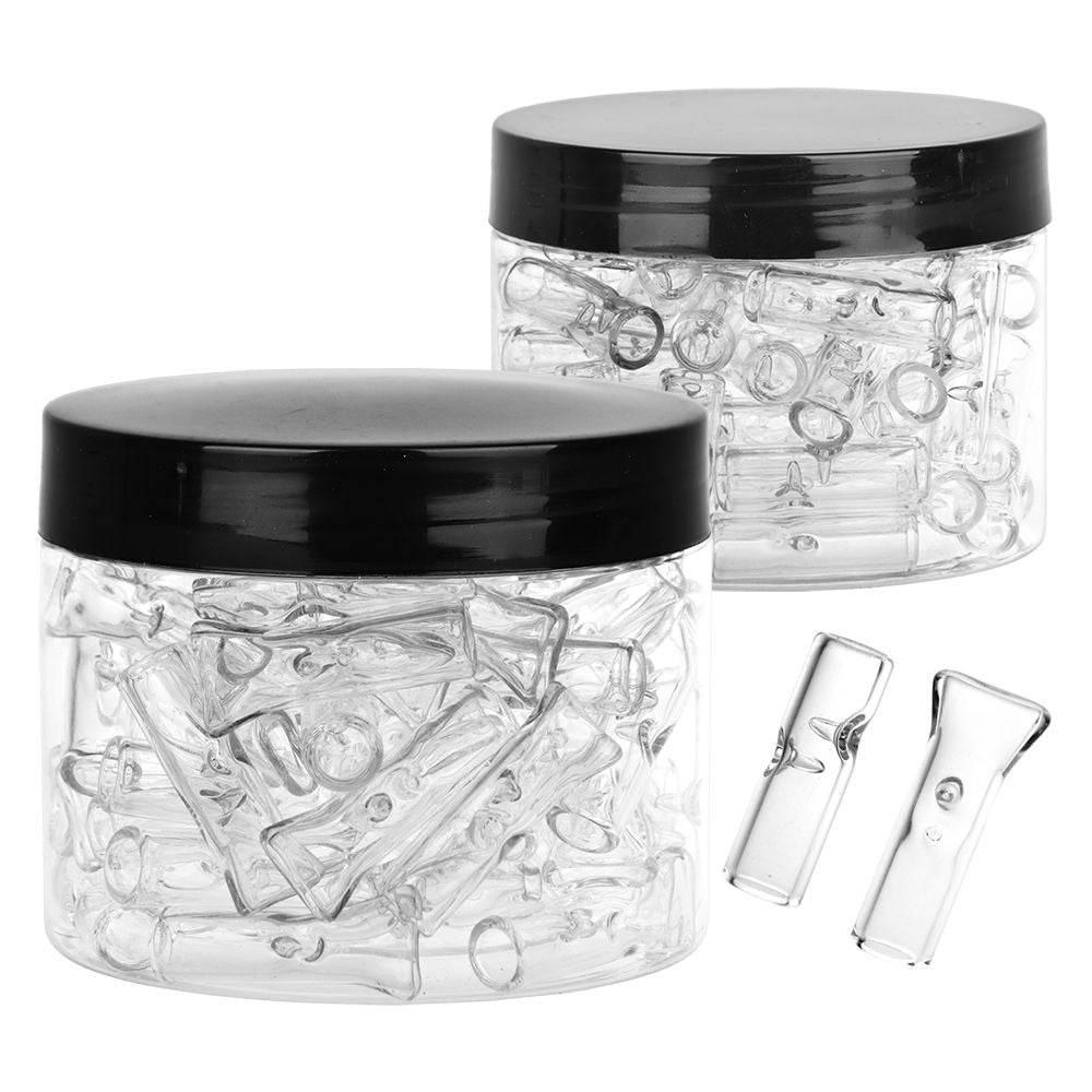 Clear Glass Tips | 75 Pack