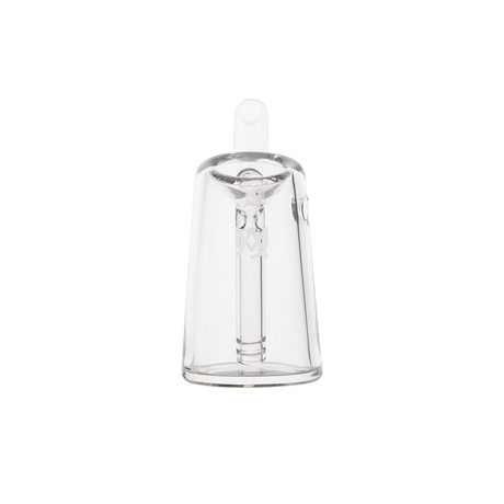 MJ Arsenal Fulcrum Bubbler, borosilicate glass, front view on seamless white background