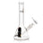 Gear Premium 9 Sidekick Mini Beaker in Clear, borosilicate glass water pipe with lighter holster