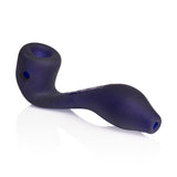 4 inch GRAV Sandblasted Mini Sherlock glass hand pipe