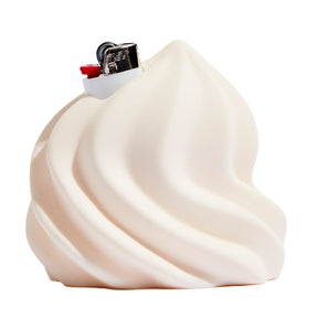 Edie Parker Soft Serve silicone lighter holder for standard Bic lighters