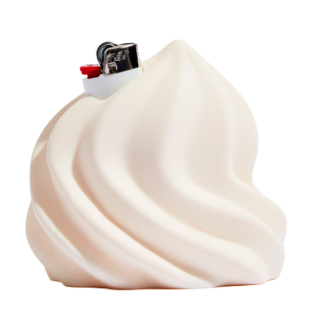 Edie Parker Soft Serve silicone lighter holder for standard Bic lighters