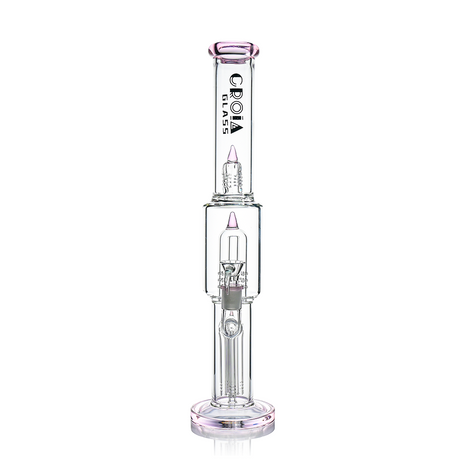 16" Triple Rocket-Perc Scientific Glass Bong | Croia Glass