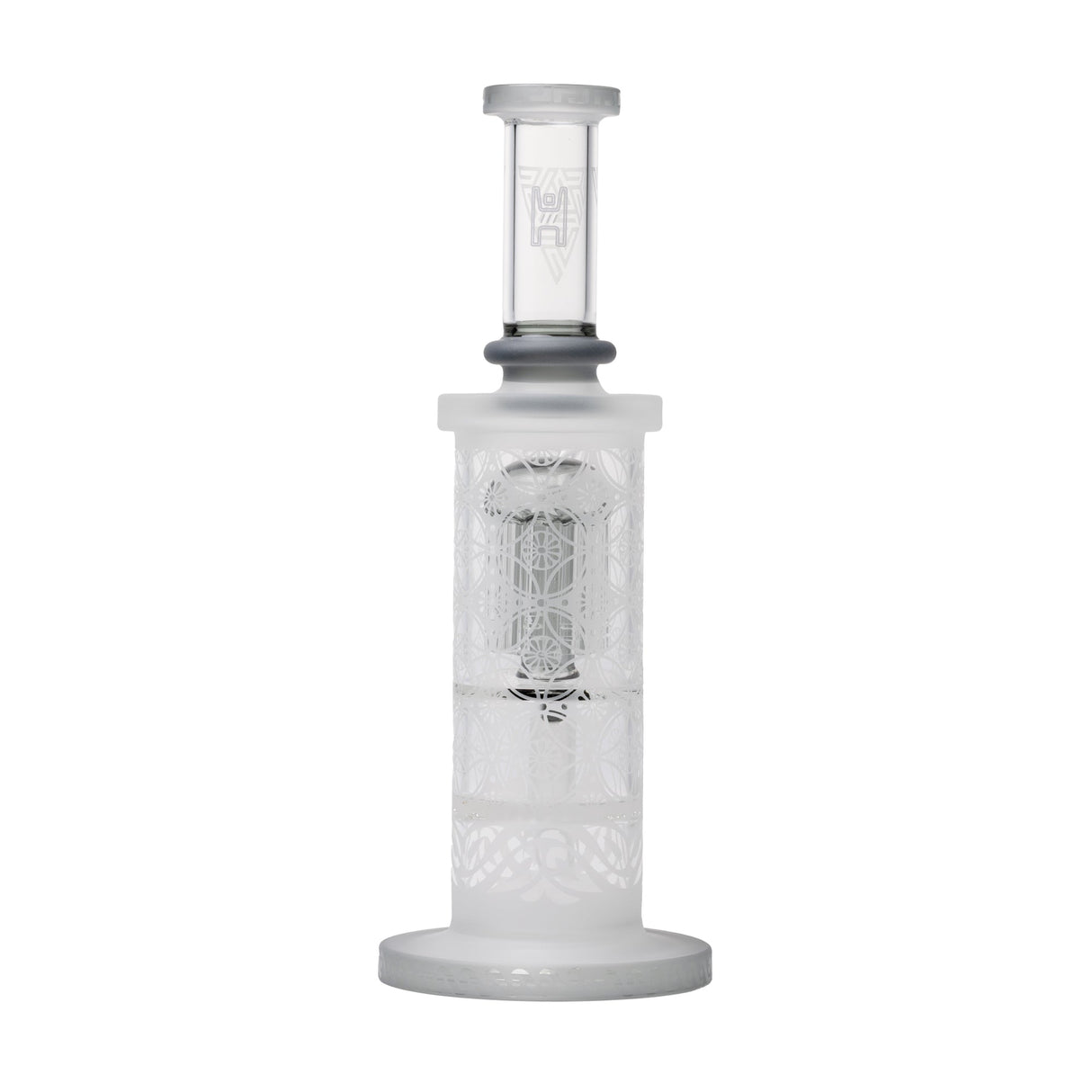 Human Grade Sacred Straight Sandblasted Glass Dab Rig