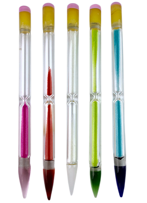 AFM Sandy Pencil Dabbers in various colors, front view, perfect for precise dab rig use