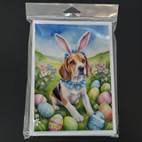 Beagle Easter Egg Hunt Greeting Cards Pack of 8