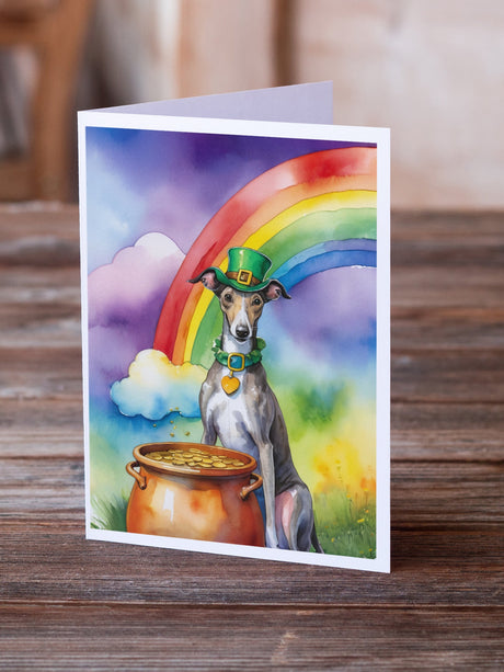 Greyhound St Patrick's Day Greeting Cards Pack of 8