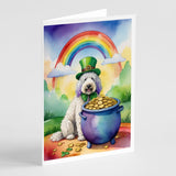 Komondor St Patrick's Day Greeting Cards Pack of 8