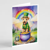 Lakeland Terrier St Patrick's Day Greeting Cards Pack of 8