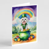 Maltese St Patrick's Day Greeting Cards Pack of 8