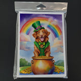 Nova Scotia Duck Tolling Retriever St Patrick's Day Greeting Cards Pack of 8