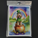 Otterhound St Patrick's Day Greeting Cards Pack of 8