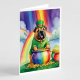 Shar Pei St Patrick's Day Greeting Cards Pack of 8