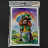 Sussex Spaniel St Patrick's Day Greeting Cards Pack of 8