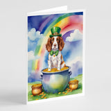 Welsh Springer Spaniel St Patrick's Day Greeting Cards Pack of 8