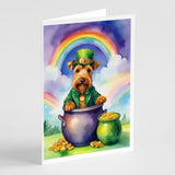 Welsh Terrier St Patrick's Day Greeting Cards Pack of 8