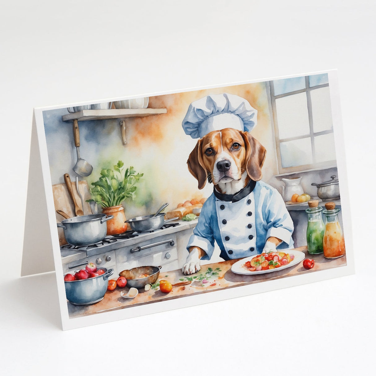 Beagle The Chef Greeting Cards Pack of 8