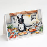 Belgian Sheepdog The Chef Greeting Cards Pack of 8