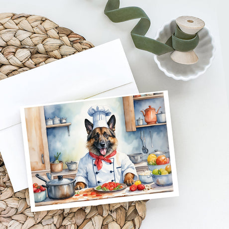 Belgian Tervuren The Chef Greeting Cards Pack of 8