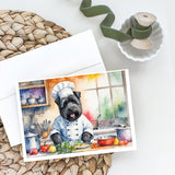 Bouvier des Flandres The Chef Greeting Cards Pack of 8