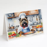 Bouvier des Flandres The Chef Greeting Cards Pack of 8