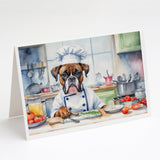 Boxer The Chef Greeting Cards Pack of 8