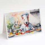 Bull Terrier The Chef Greeting Cards Pack of 8