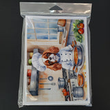 Cavalier Spaniel The Chef Greeting Cards Pack of 8