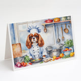 Cavalier Spaniel The Chef Greeting Cards Pack of 8