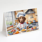 Chesapeake Bay Retriever The Chef Greeting Cards Pack of 8