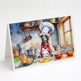 Chinese Crested The Chef Greeting Cards Pack of 8