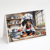 Dachshund The Chef Greeting Cards Pack of 8