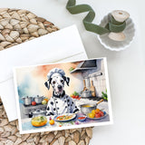 Dalmatian The Chef Greeting Cards Pack of 8