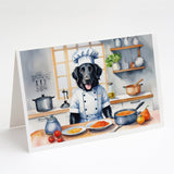 Flat-Coated Retriever The Chef Greeting Cards Pack of 8