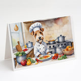 Fox Terrier The Chef Greeting Cards Pack of 8